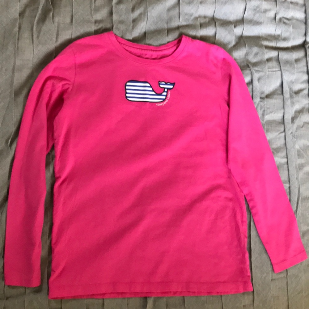 Girls vineyard vines tee shirt size L (14)
